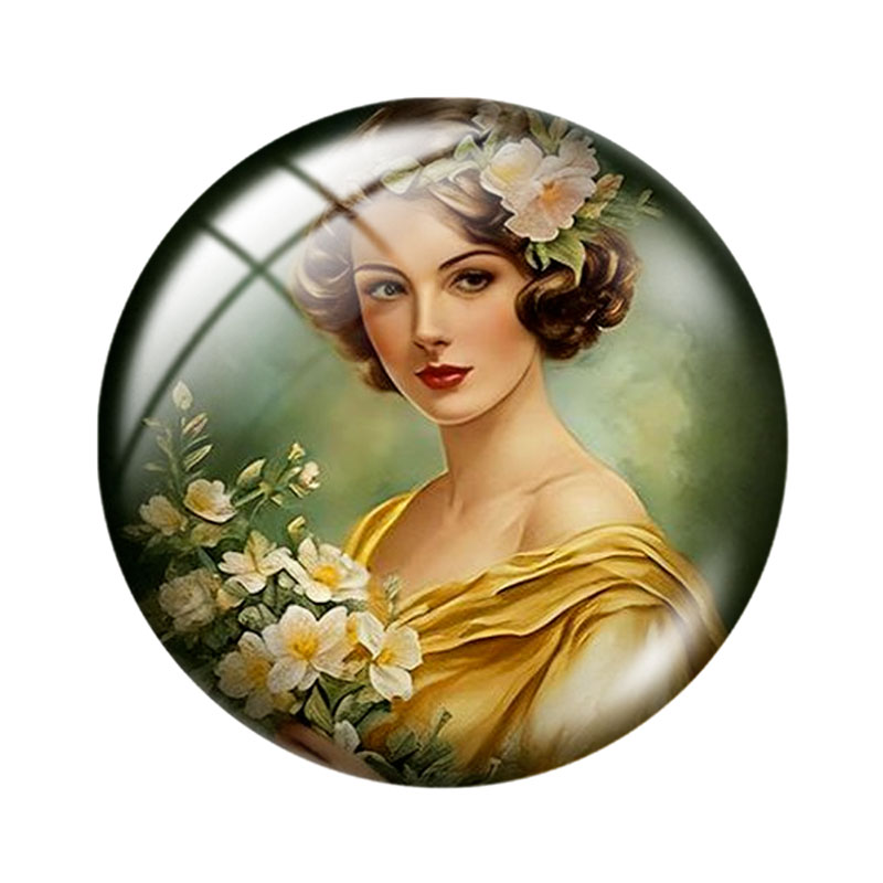 레트로 유럽풍 소녀 디자인 12/18/20/25mm 유 - Old Fashioned Glass 리뷰 및 가격