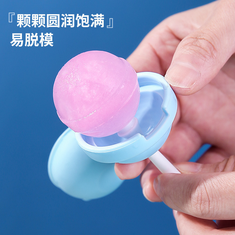 4개입 식품 등급 실리콘 아이스크림 몰드 롤리팝 아이스 - Ice Mold Sphere 리뷰 및 가격
