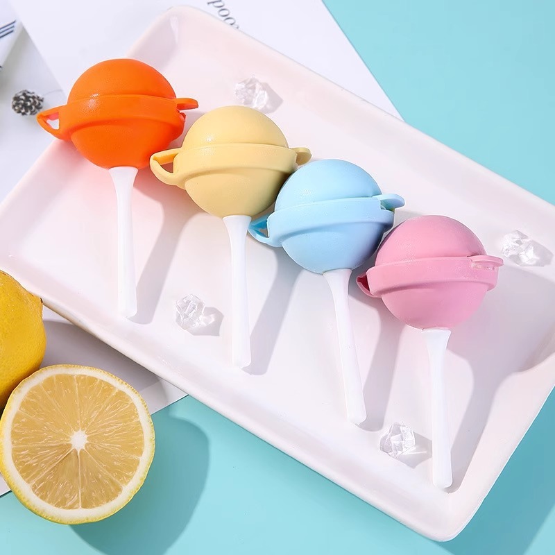 4개입 롤리팝 아이스볼 몰드 실리콘 간편 분리 수제 아 - Ice Mold Sphere 리뷰 및 가격
